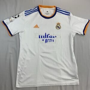 Benzema #9 Adidas Real Madrid Home Jersey 2021/22 Size Large